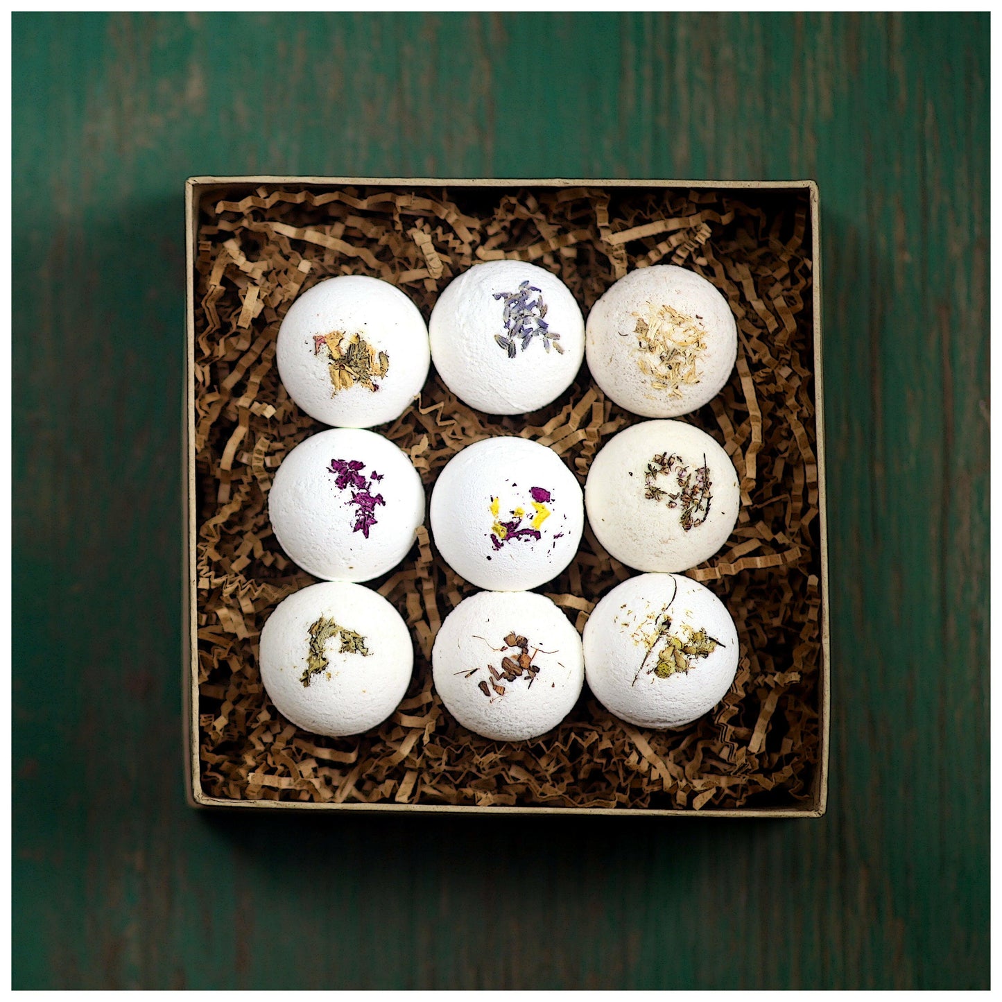 A Set of Various Bath Melts by Archaic Revival inside a Gift Box.