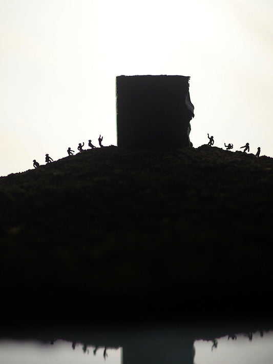 2001 A Space Odyssey inspired shot of a bar of Artisan Soap by Archaic Revival.