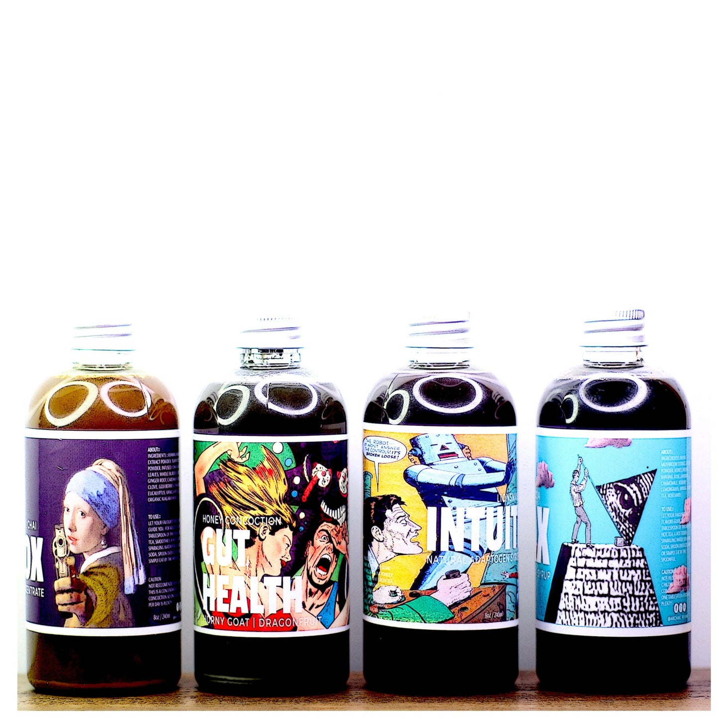 Archaic Revival complete line of Herbal Honey Concoctions.