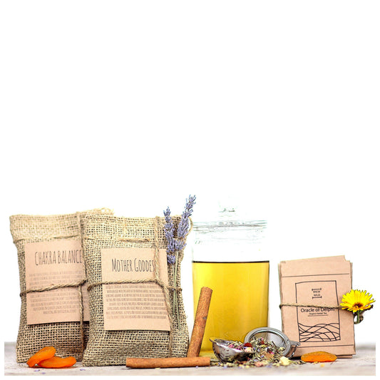 Ayurveda Tea with ingredients by Archaic Revival. 